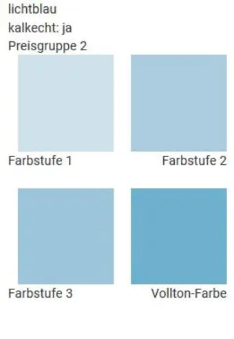 Wandfarben in lichtblau